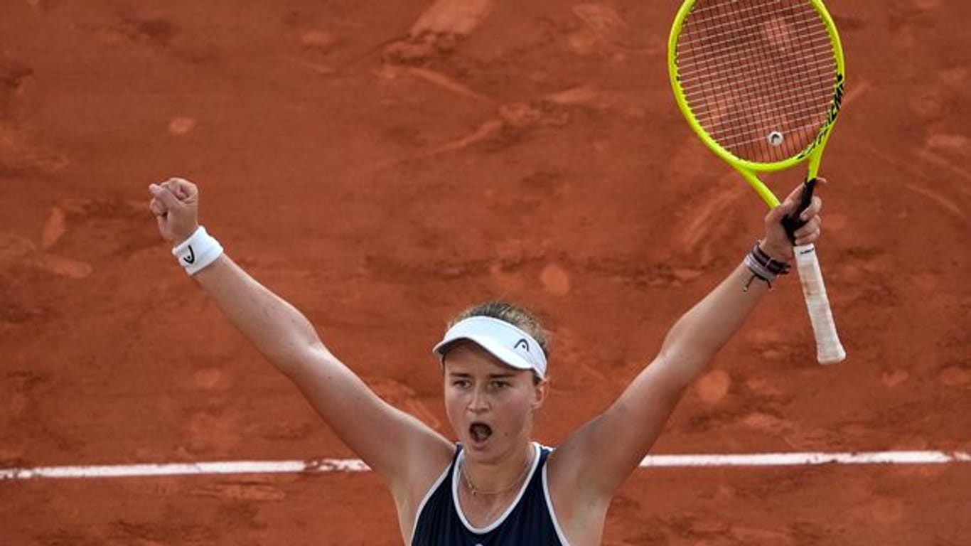 Barbora Krejcikova erreichte in Paris gleich zwei Finals.