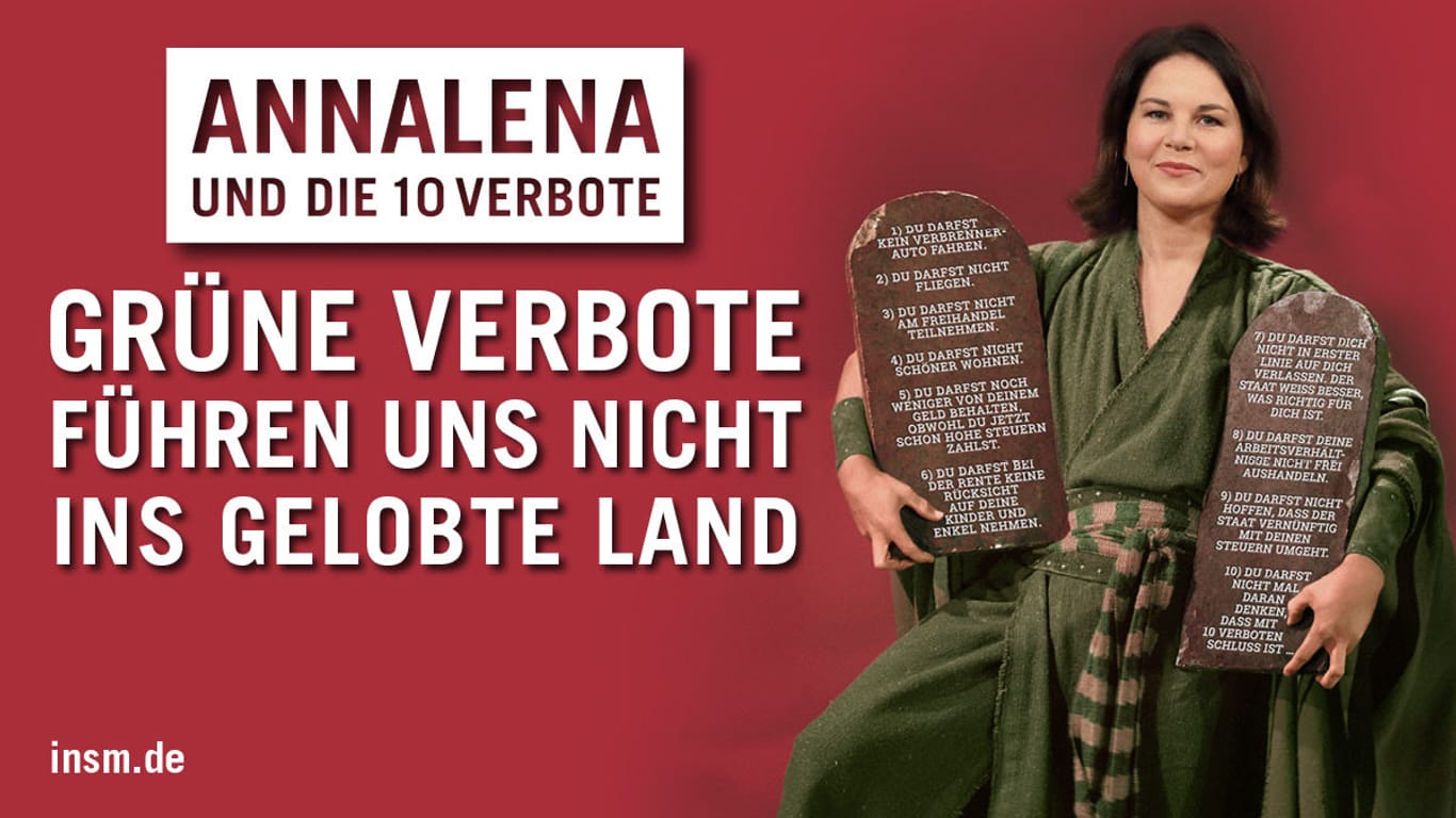 Annalena Baerbock: Eine Anzeigenkampagne gegen die Grünen-Spitzenkandidatin sorgt im Netz für Diskussionen.