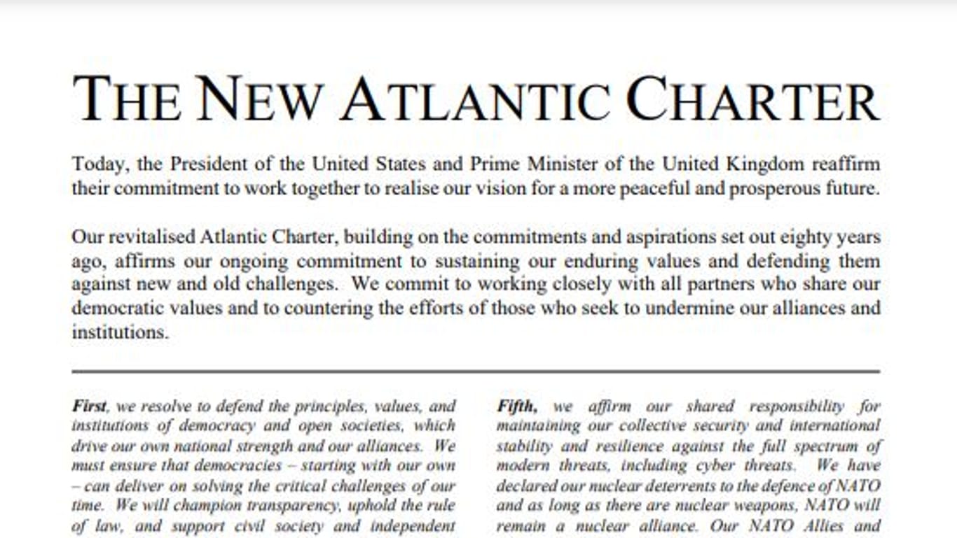 Die "New Atlantic Charter"