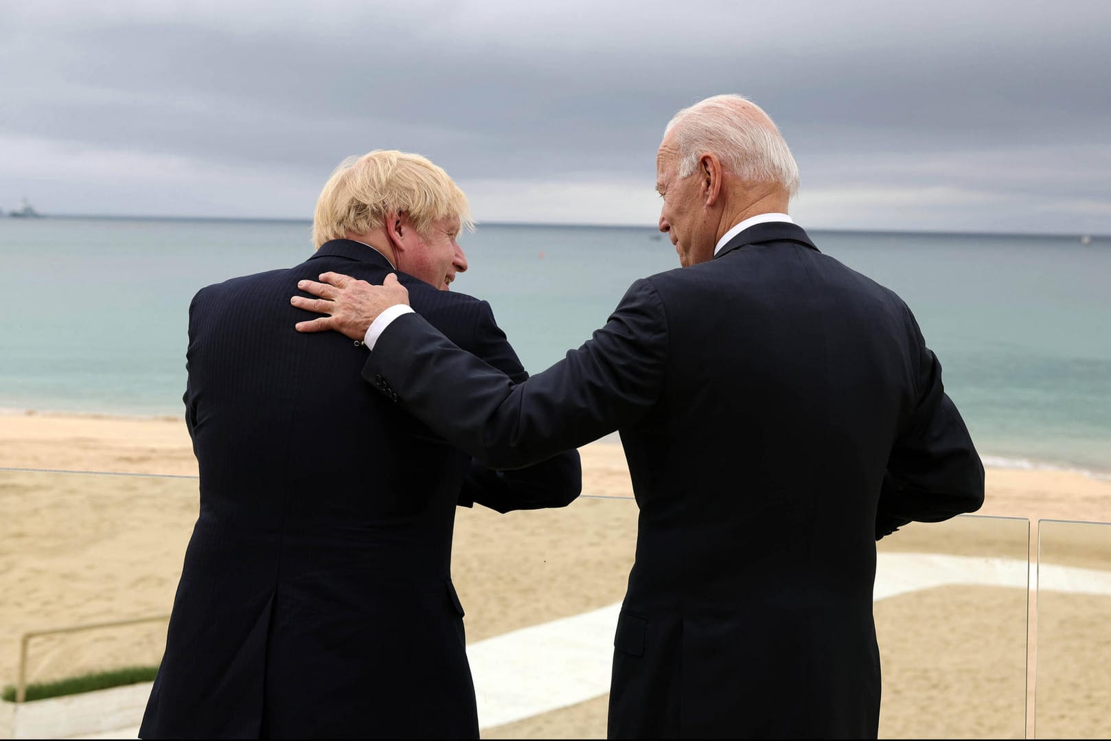 Abwehrkampf der Demokratien: Premierminister Boris Johnson und Präsident Joe Biden