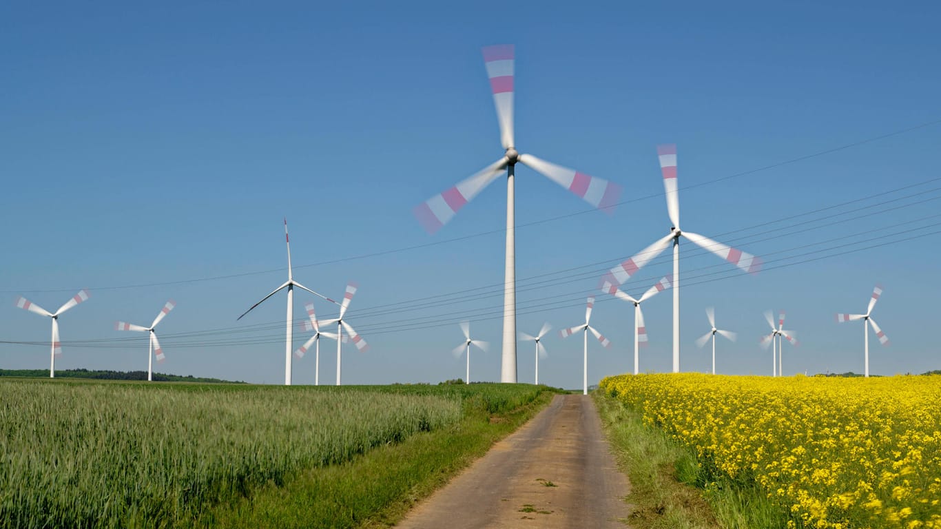 Windräder: Die Fläche für Windenergie soll vergrößert werden.