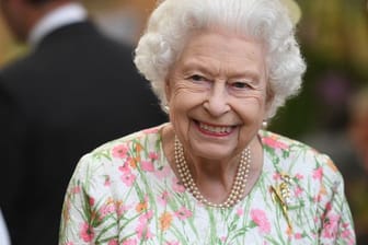 Gut gelaunt : Die britische Königin Elizabeth II.