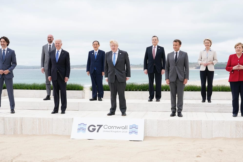 Der G7-Gipfel in Cornwall: Die Staats- und Regierungschefs der Industriestaaten haben sich auf eine Infrastruktur-Initiative für Entwicklungsländer geeinigt.