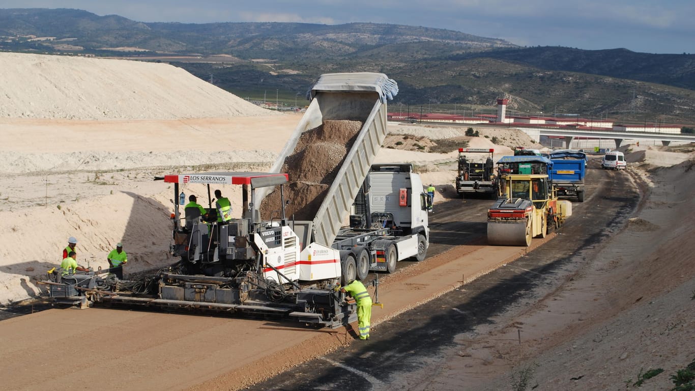 Projekt in Spanien: Papierasche erfüllt die technischen Anforderungen von Zement.