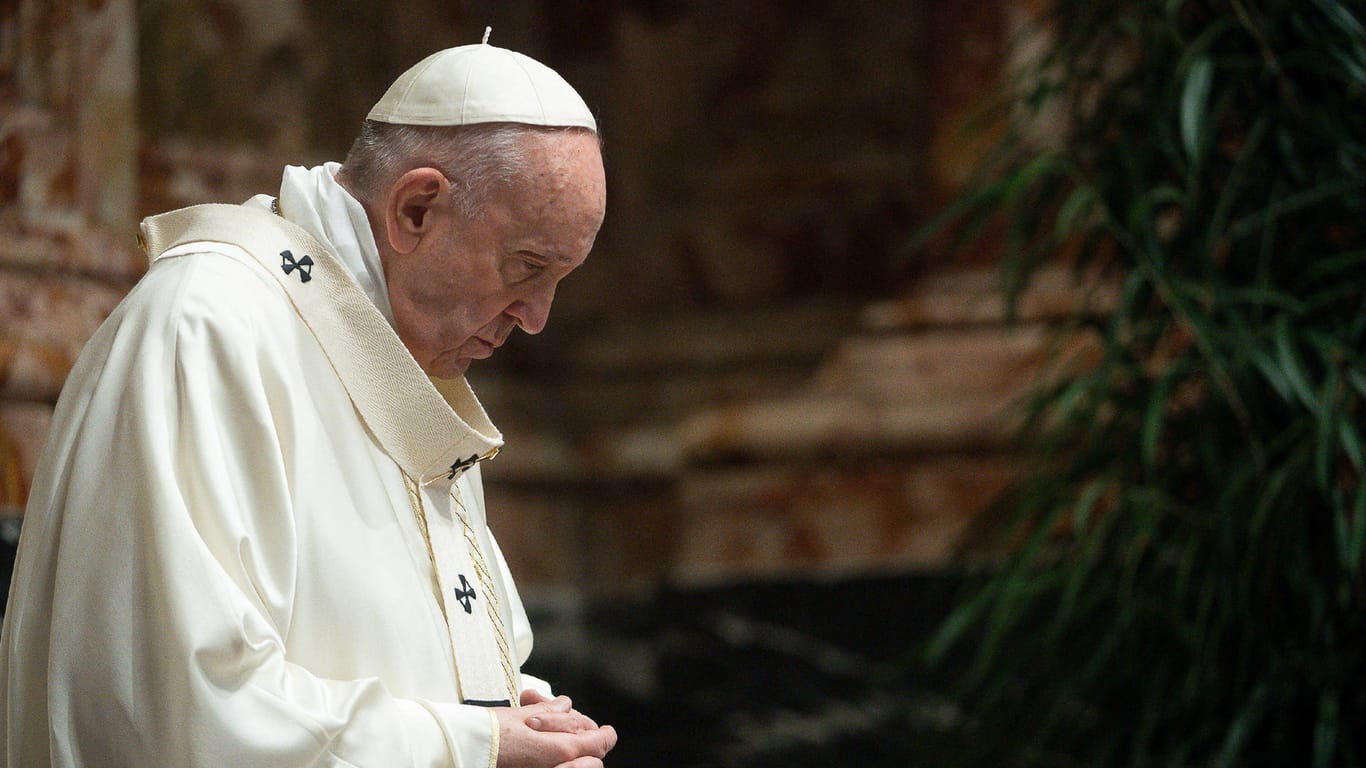 Papst Franziskus: "Möge dieses Symbol vieler Tragödien im Mittelmeer weiterhin das Gewissen aller ansprechen".