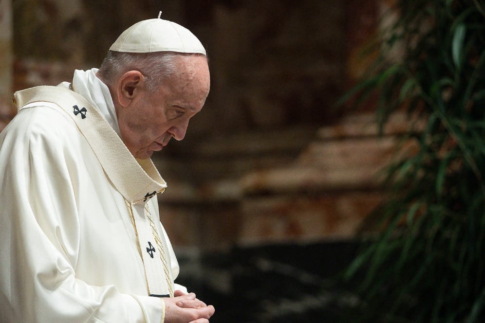 Papst Franziskus: "Möge dieses Symbol vieler Tragödien im Mittelmeer weiterhin das Gewissen aller ansprechen".