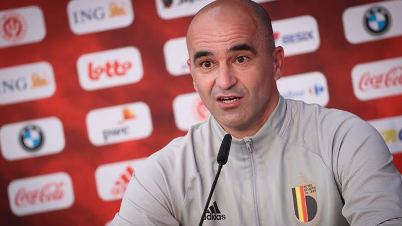 Belgiens Cheftrainer Roberto Martínez.