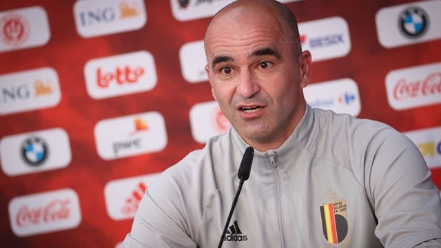 Belgiens Cheftrainer Roberto Martínez.