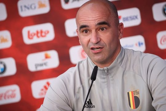 Belgiens Cheftrainer Roberto Martínez.