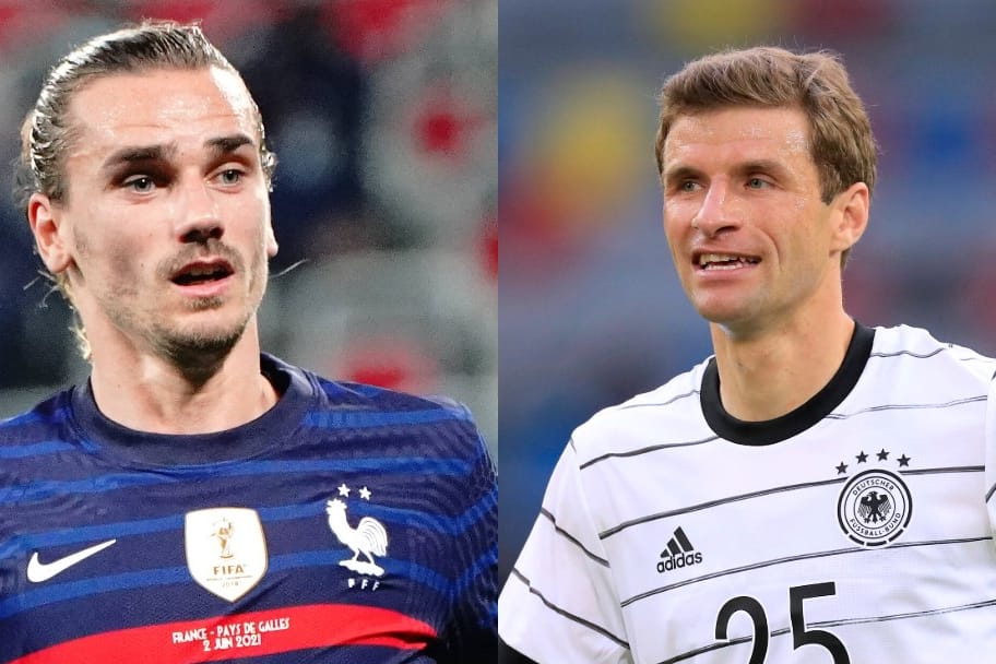 Zwei, auf die es ankommen wird: Antoine Griezmann und Thomas Müller (v.l.).