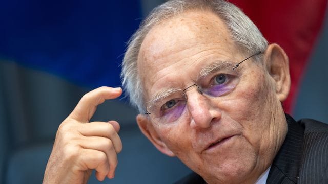 Bundestagspräsident Wolfgang Schäuble (CDU) .