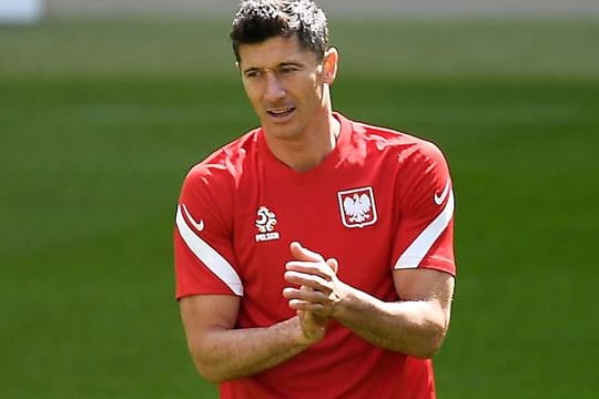 Soll die Tore für Polen erzielen: Robert Lewandowski während einer Trainingseinheit.