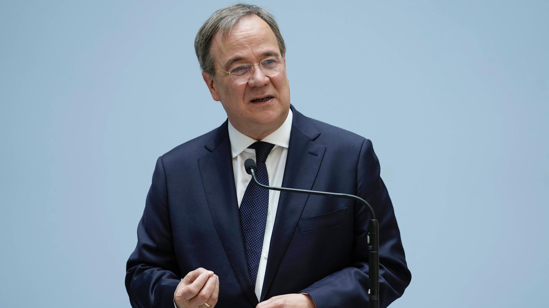Armin Laschet: Der CDU-Chef will das Wahlprogramm der Union am Montag gemeinsam mit dem CSU-Vorsitzenden Markus Söder öffentlich vorstellen.