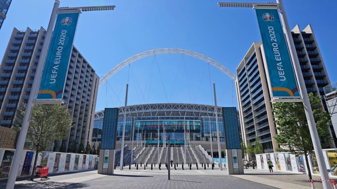 Für das EM-Finale im Wembley-Stadion werden 40.