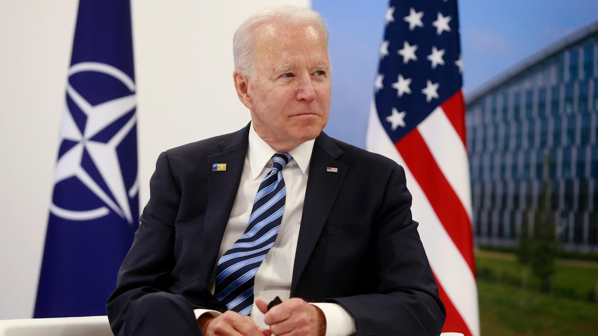 US-Präsident Joe Biden beim Nato-Gipfel am Montag. Für Mittwoch ist ein Treffen zwischen ihm und Wladimir Putin in Genf geplant.