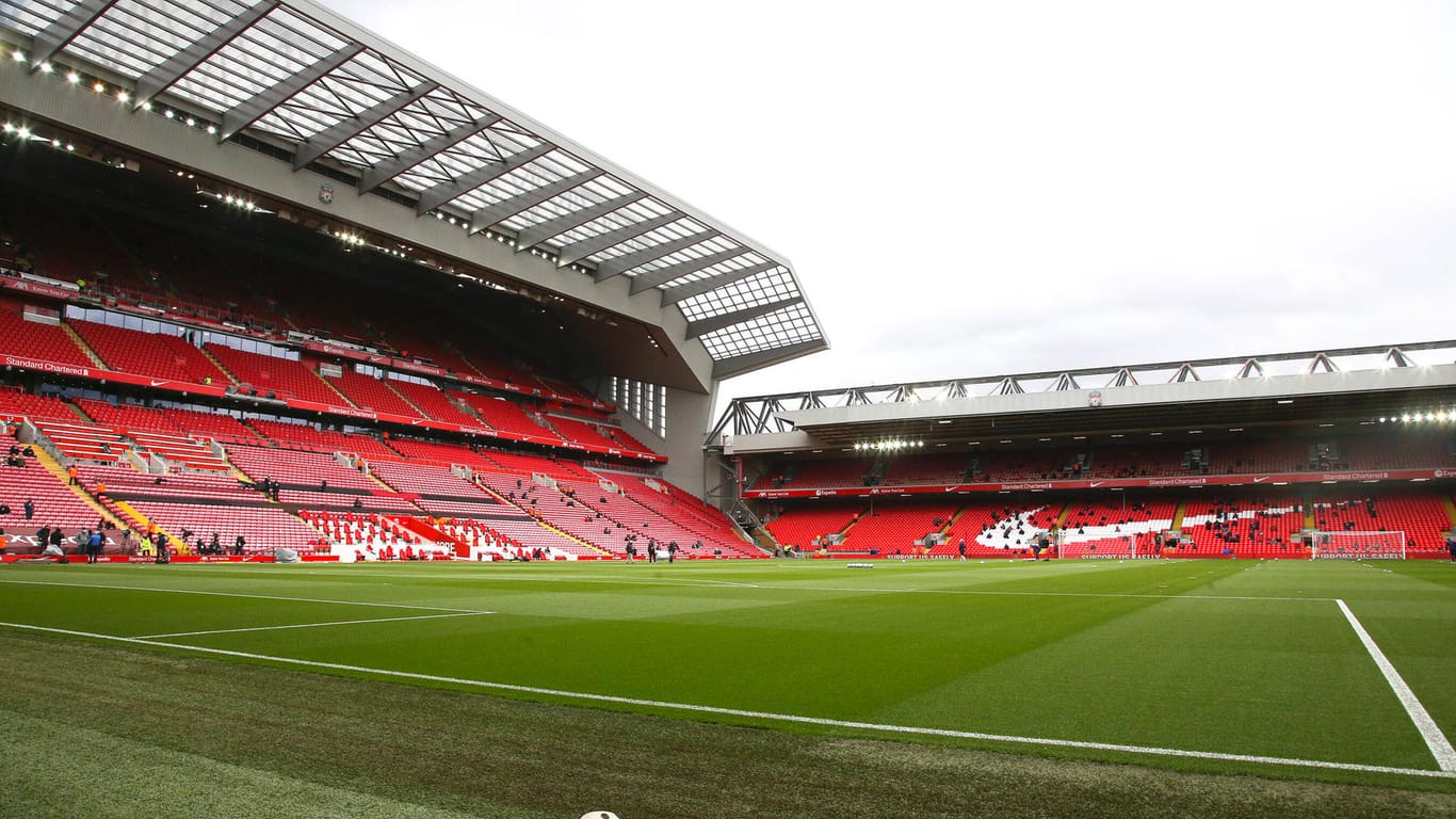 Das historische Anfield Stadium im gleichnamigen Stadtteil Liverpools darf weiter ausgebaut werden.
