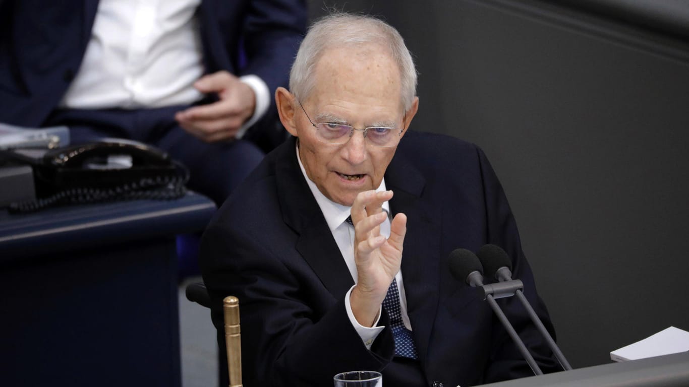 Wolfgang Schäuble: Der CDU-Politiker ist Bundestagspräsident.