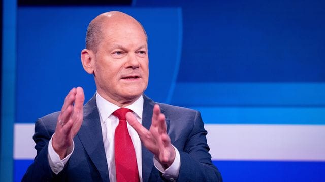 Olaf Scholz spricht