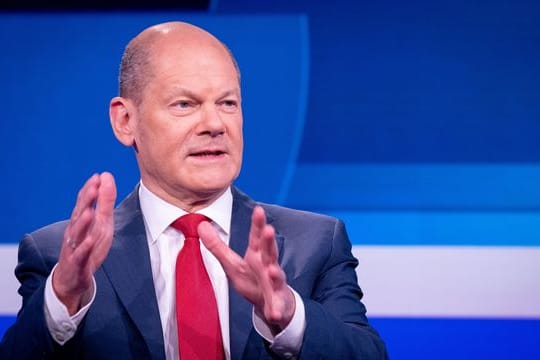 Olaf Scholz spricht