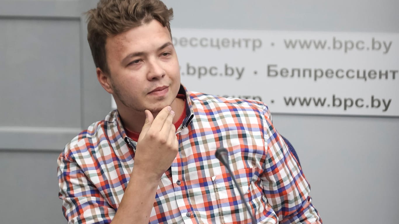 Der belarussische Blogger Roman Protassewitsch: Seine Mutter hält seinen erneuten Auftritt für erzwungen.
