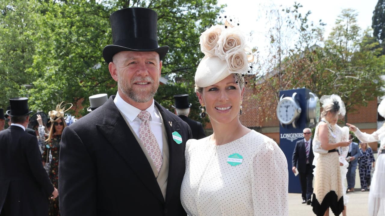 Mike und Zara Tindall besuchen Royal Ascot.