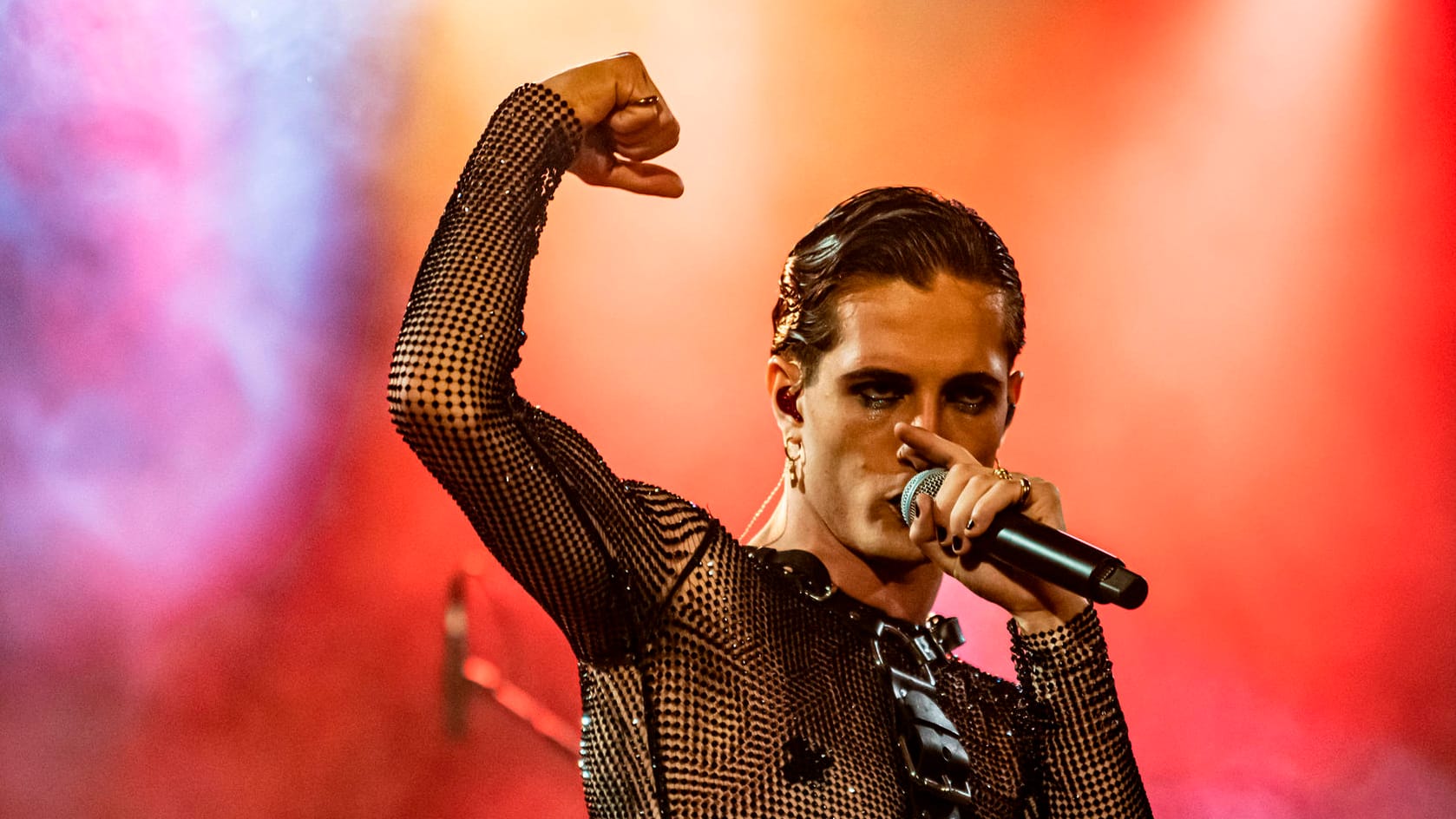 Damiano David spielt mit seiner Band Maneskin ein Live-Konzert im "SchwuZ Queer Club" in Berlin: Die ESC-Gewinner waren zum ersten Mal in der Hauptstadt.