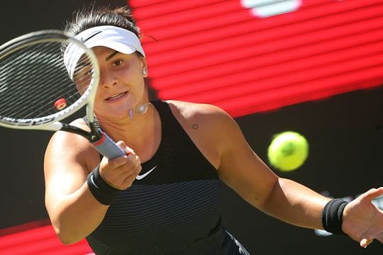 Bianca Andreescu schied in Berlin aus.