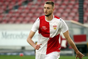 Sasa Kalajdzic: Der Stürmer des VfB Stuttgart wird vom AC Mailand umworben.
