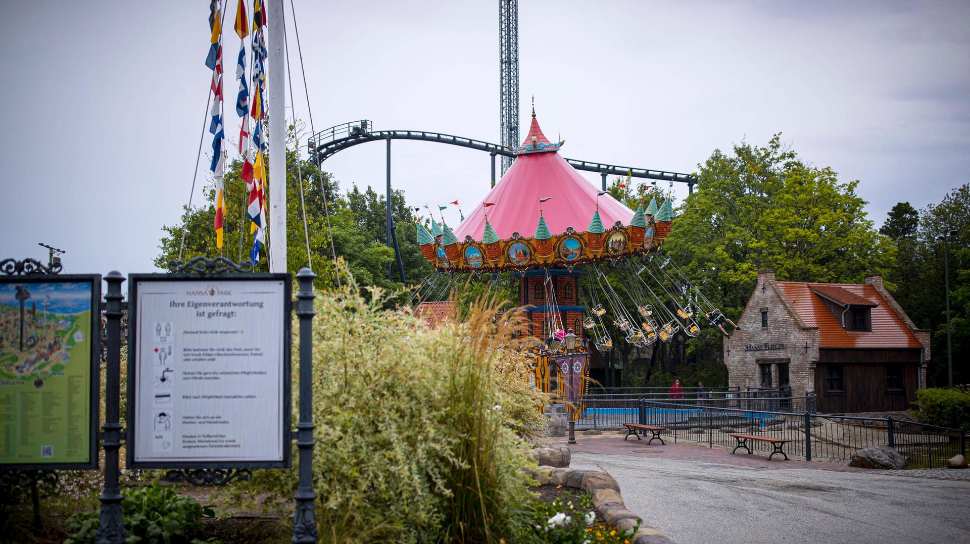 Hansa-Park: Der Freizeitpark liegt direkt an der Ostsee.