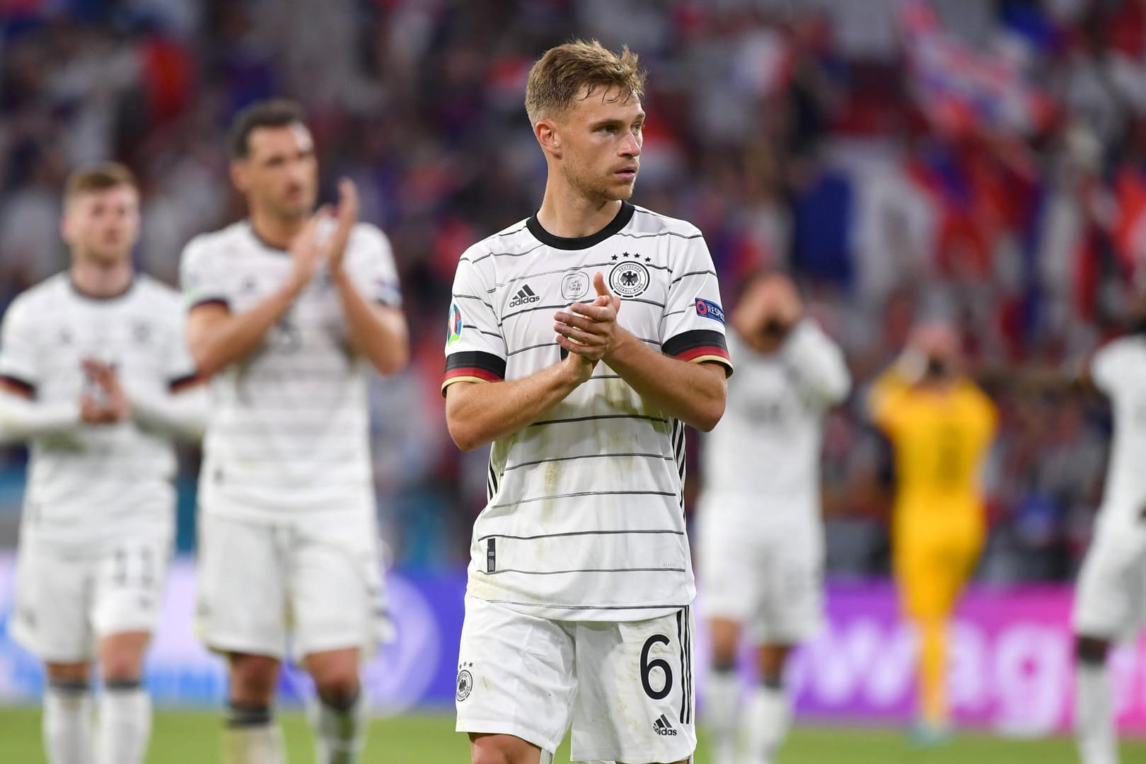 Joshua Kimmich: Die Nationalmannschaft um den Bayern-Star steht gegen Portugal unter Druck.