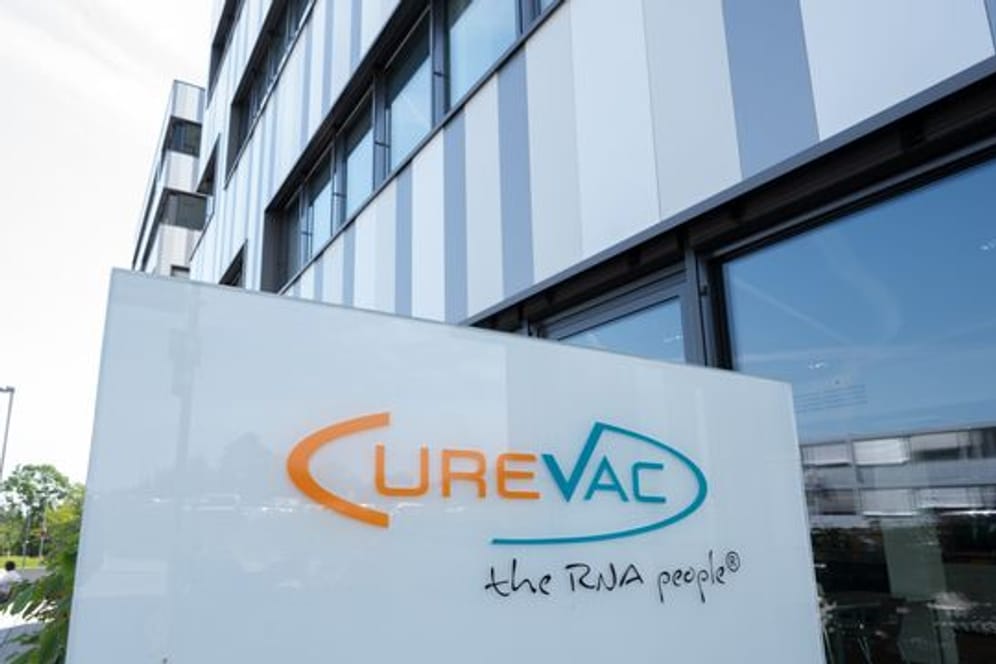 Logo des biopharmazeutischen Unternehmens Curevac