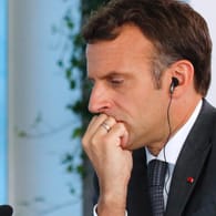 Emmanuel Macron auf dem G7-Gipfel im britischen Carbis Bay: Frankreichs Präsident könnte bei der Regionalwahl eine deutliche Niederlage einfahren.
