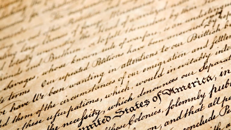 Amerikanische Unabhängigkeitserklärung: Religiöse Freiheit ist ein hoher Wert in den USA.