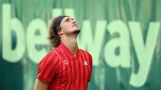 Alexander Zverev verlor in Halle überraschend.