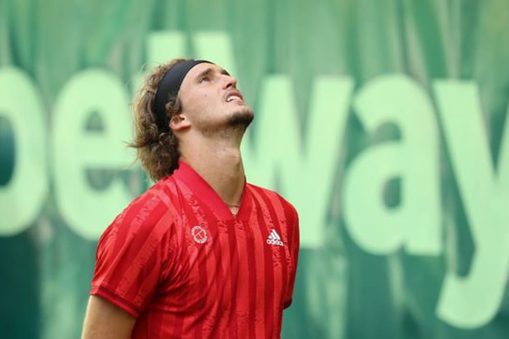 Alexander Zverev verlor in Halle überraschend.