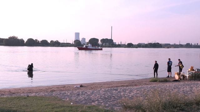 Badeunfall am Rhein