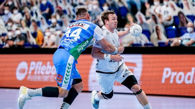 Jacob Bagersted gegen Sander Sagosen Jacob Bagersted gegen Sander Sagosen