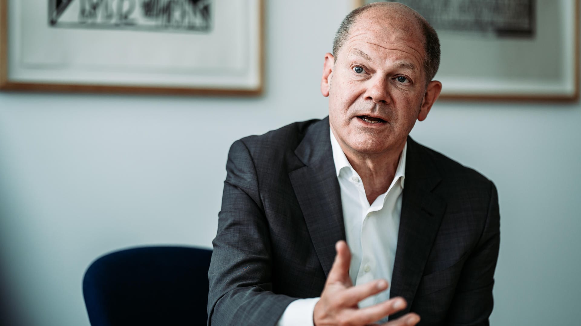 Olaf Scholz: Der SPD-Kanzlerkandidat sieht sich in Schlagdistanz zu Union und Grünen.