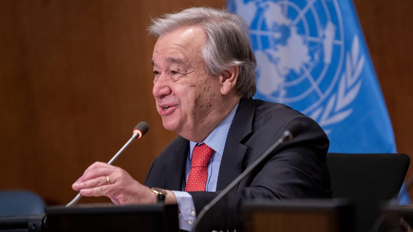 António Guterres: Der Portugiese bleibt für fünf Jahre an der Spitze der UN.