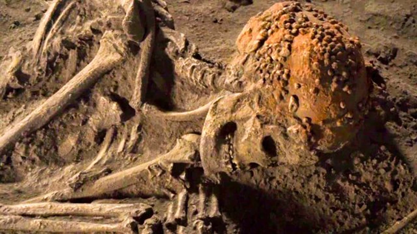 In einer Grabstelle in den den norditalienischen Grimaldi-Höhlen wurde die "Frau von Cavillon" gefunden.