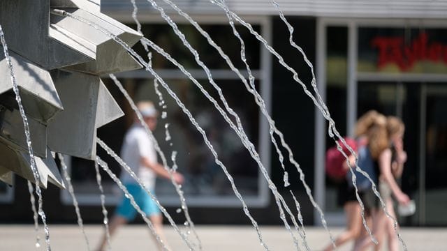 Sommerwetter in Leipzig