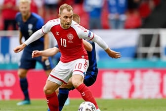 Sorgte mit seinem Besuch für große Freude im dänischen Nationalteam: Christian Eriksen.