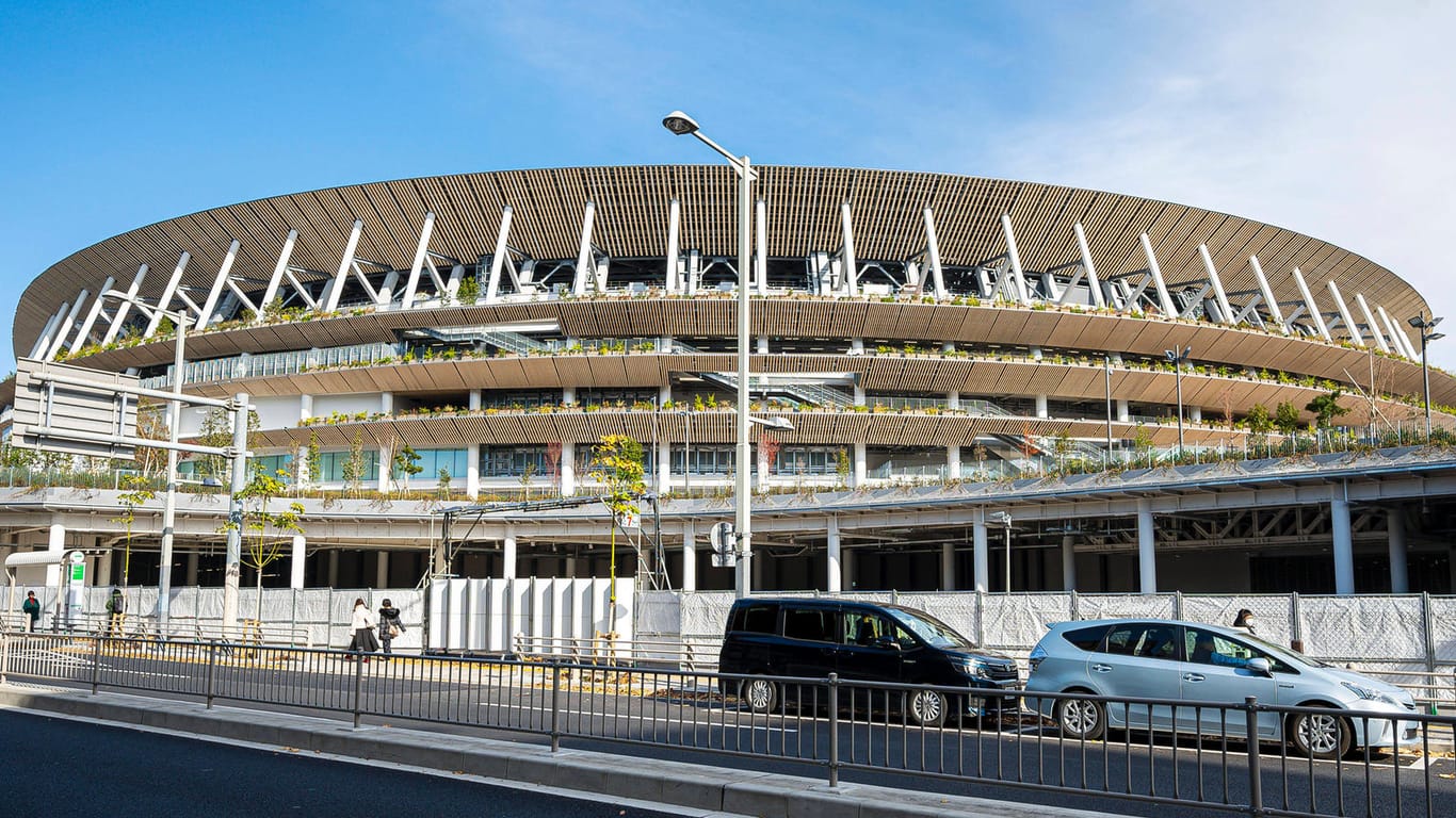 Das Olympiastadion in Tokio: Zu den Spielen in der japanischen Metropole gibt es kein Public Viewing vor Ort.