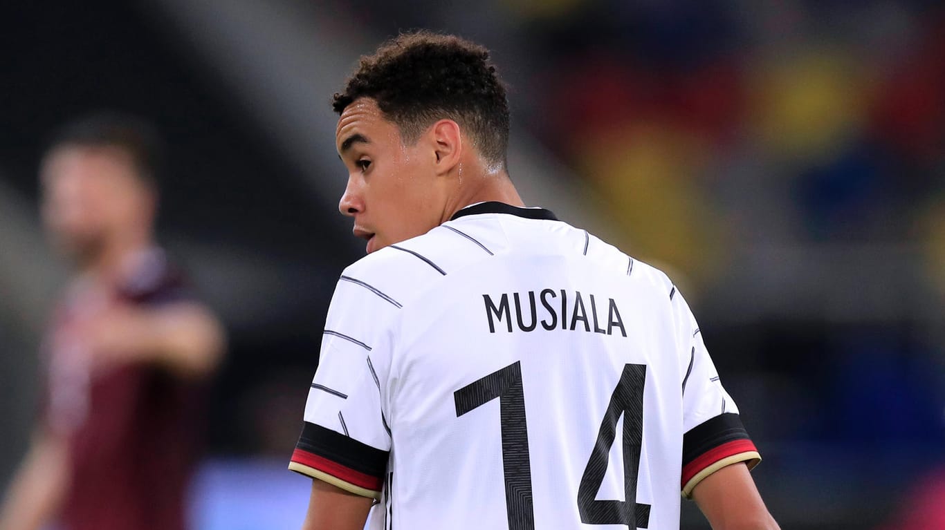 Jamal Musiala: steht gegen Portugal nicht im Kader.