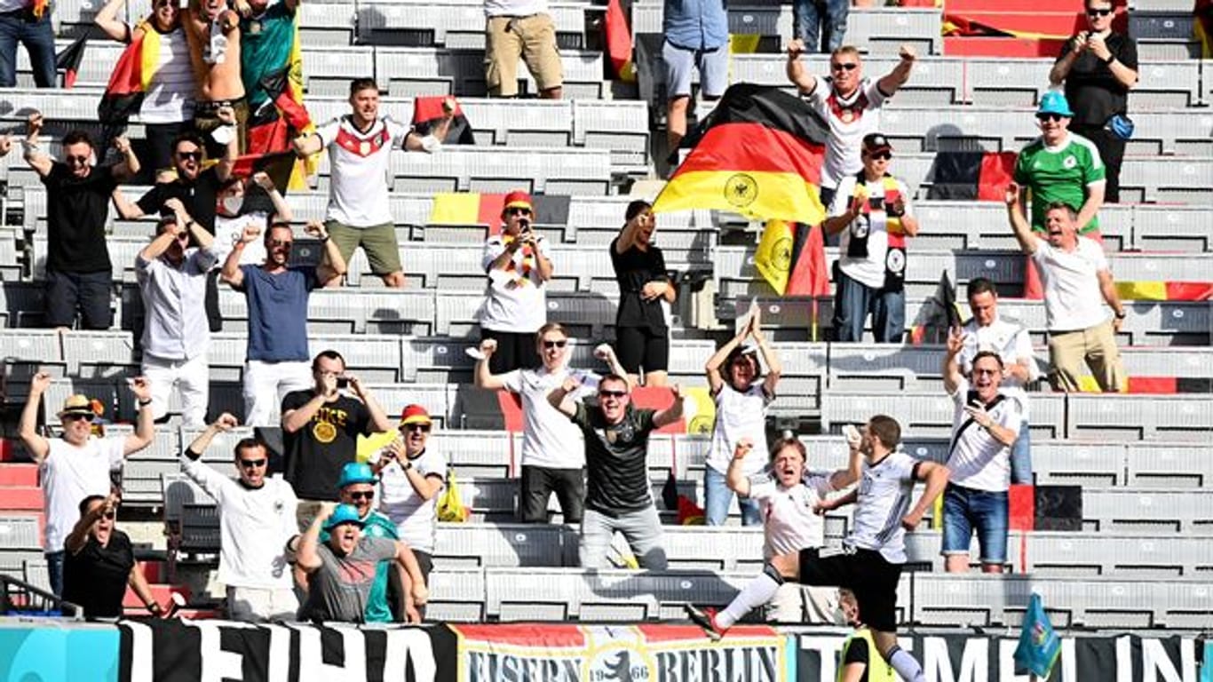 Deutsche Fans beim EM-Spiel in München