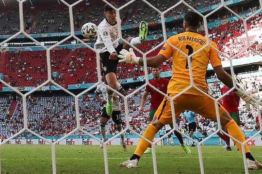 Kai Havertz ist jetzt der jüngste deutsche Torschütze bei einer EM: Beim Tor gegen Portugal war er 22 Jahre und 8 Tage alt.