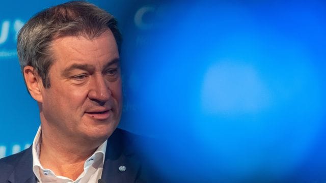 Markus Söder: Die Union profitiere aus seiner Sicht im Wahlkampf aktuell von den Fehlern der anderen (Archivfoto).