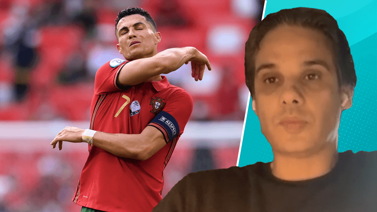 Cristiano Ronaldo: Der portugiesische Stürmer konnte nicht gegen das DFB-Team siegen. Portugals Ex-Kapitän Nuno Gomes (r.) spricht im t-online-Videoformat "Dieser eine Moment" über das Spiel gegen Deutschland.