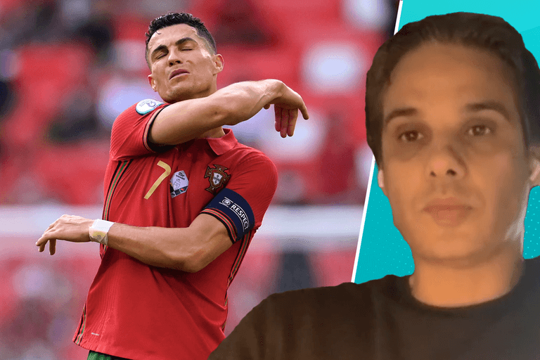 Cristiano Ronaldo: Der portugiesische Stürmer konnte nicht gegen das DFB-Team siegen. Portugals Ex-Kapitän Nuno Gomes (r.) spricht im t-online-Videoformat "Dieser eine Moment" über das Spiel gegen Deutschland.