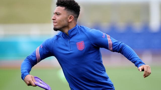 Jadon Sancho stand bei der EM noch nicht auf dem Feld.